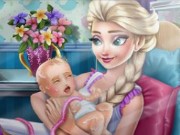 Frozen Elsa Birth Caring Game