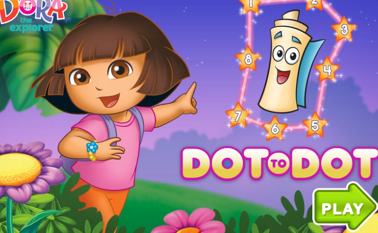 Dora Dot to Dot Game