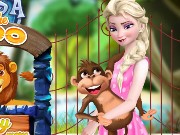 Elsa At The Zoo Game