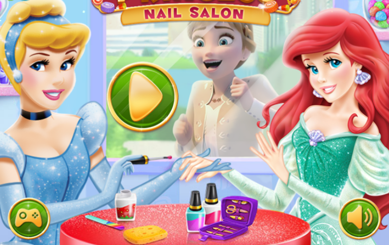 Princess Nail Salon Game
