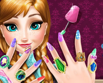 Ice Princess Nails Spa Game