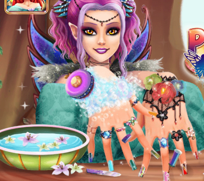 Perfect Nail Fairy Princess Game