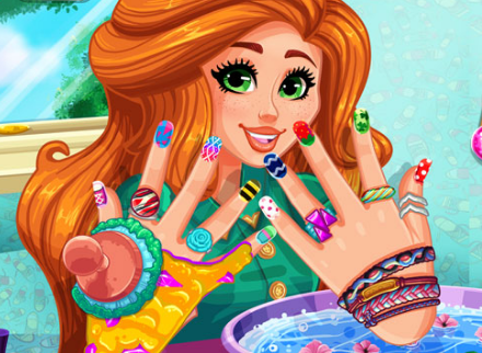 Jessie DIY Nails Spa Game