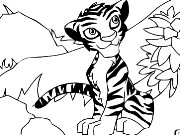 Tiger Coloring Game