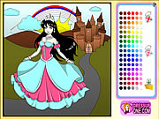 Castle Of Princess Coloring Game Game