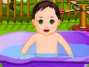 Garden Baby Bathing Game