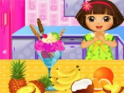 Dora Blueberry Ice Cream Game