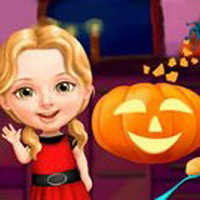 Sweet Baby Girl Halloween Fun Game