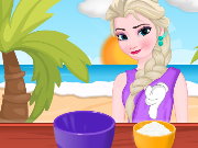Elsa Coconut Cupcakes Frosting