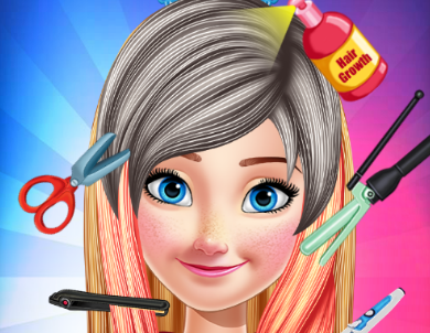 Princess Anna Hair Salon Game