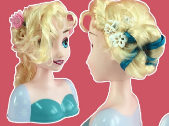 Frozen Elsa Coronation Hairstyle