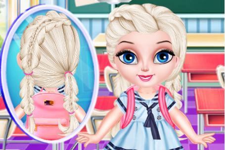 Baby Elsa School Haircuts