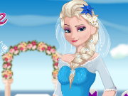 Elsa Bride Cooking Wedding Dish