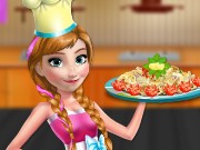 Anna Cooking Pasta