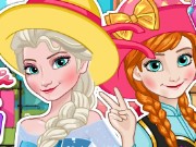 Elsa And Anna Polaroid Game