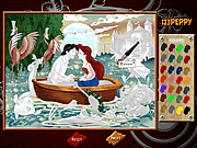 Mermaid Online Coloring Page Game