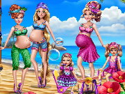 Pregnant Moms Exotic Holiday