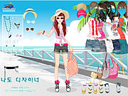 Beach Doll Dress Up Game