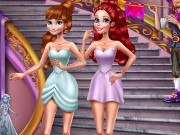 Anna And Ariel Princess Ball DressUp Game
