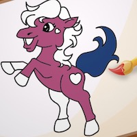 Pony Coloring Book 2