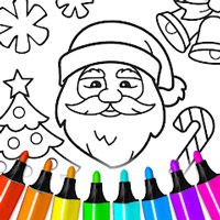 Christmas Coloring Game Game