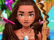 Polynesian Princess Real Haircuts Game
