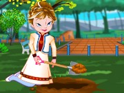 Frozen Anna Fruit Garden Game