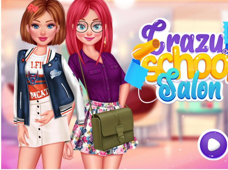 Crazy Hair School Salon Game