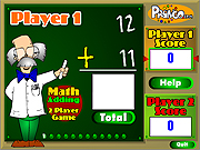 Two Player Math Game Game