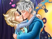 Elsa Kissing Jack Frost