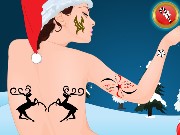 Christmas Tattoo Makeover Game