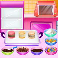 Cooking Macaron Ice Cream Sandwiches Game