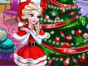 Elsa Christmas House Makeover
