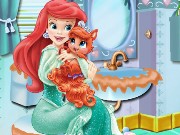 Ariel Treasure Bathroom Clean Up Game