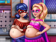 Hero Dolls Pregnant BFFs Game