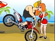 Johnny Bravo Beach Stunt Game