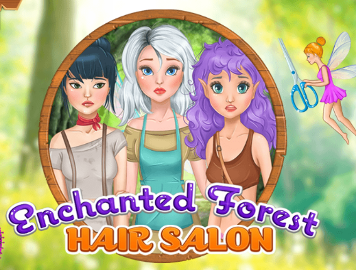 Enchanted Forest Hair Salon Game