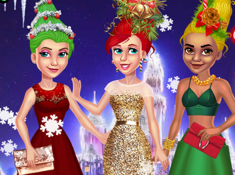 Christmas Tree Inspired Hairstyles