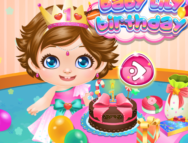 Baby Lily Birthday Game