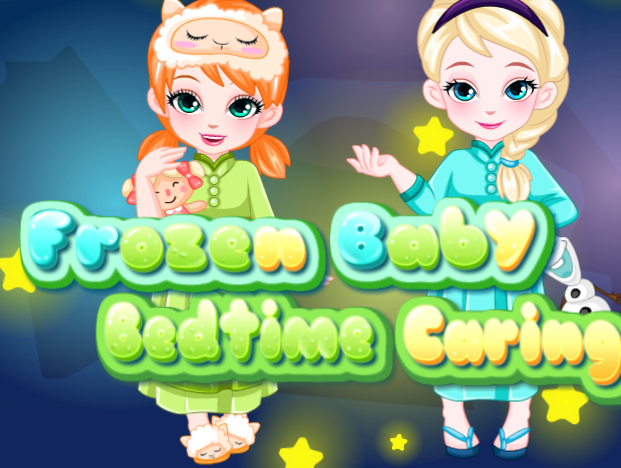 Frozen Baby Bedtime Caring Game