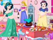 Pregnant Princess Party CleanUp Game
