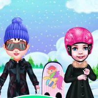 Baby Taylor Skiing Dress Up Game