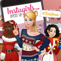 Instagirls Christmas Dress Up Game