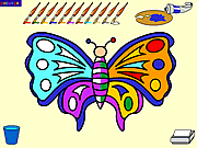 For Butterfly Painting Game