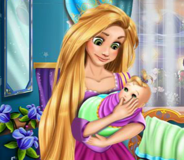 Rapunzel Baby Caring Game