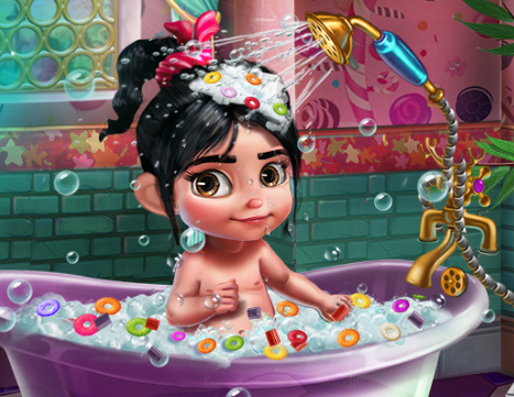 Vanellope Baby Shower Care Game