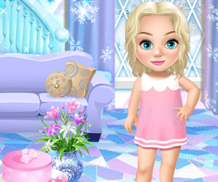 Take Care of Baby Elsa Game