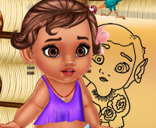 Moana Baby Caring Game