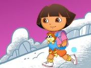 Dora Snow Fight Game