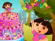 Dora Birthday Cake Decor Game